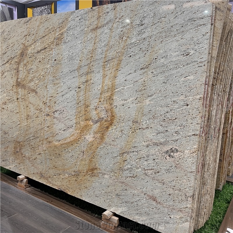 Natural French Gold Granite Slab For Exterior Wall Cladding