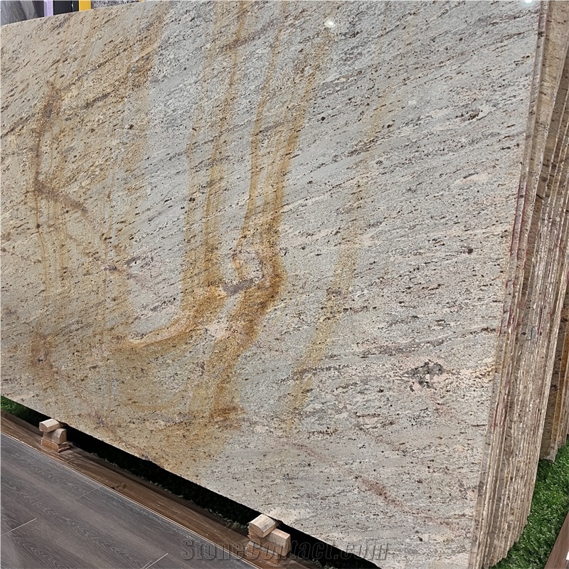 Natural French Gold Granite Slab For Exterior Wall Cladding