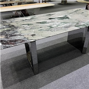 Natural Quartzite Aquarella Quartzite Dining Table Set