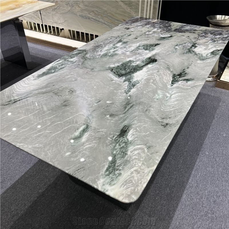 Natural Quartzite Aquarella Quartzite Dining Table Set