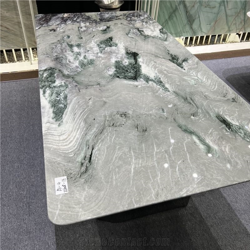 Natural Quartzite Aquarella Quartzite Dining Table Set