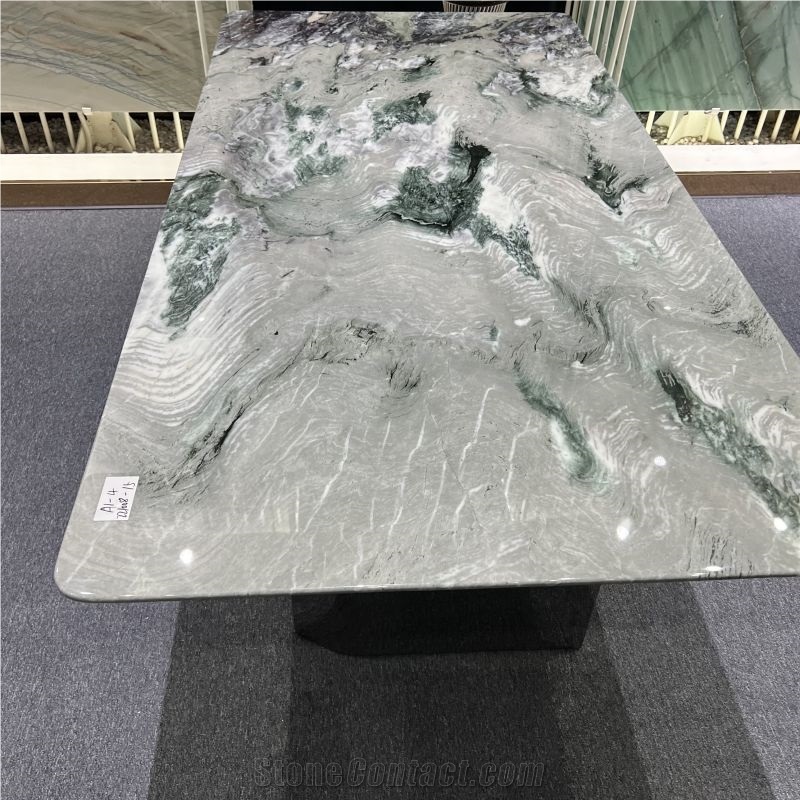 Natural Quartzite Aquarella Quartzite Dining Table Set