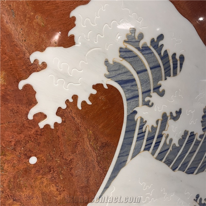 New Design Waterjet Medallions Pattern For Hotel Floor Tiles