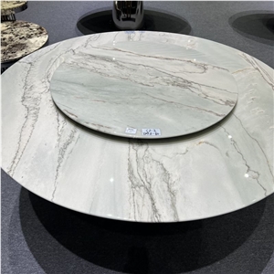 Ocean Wave Quartzite Round Table Tops Dining Room Furniture