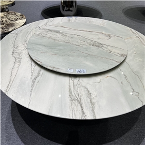 Ocean Wave Quartzite Round Table Tops Dining Room Furniture