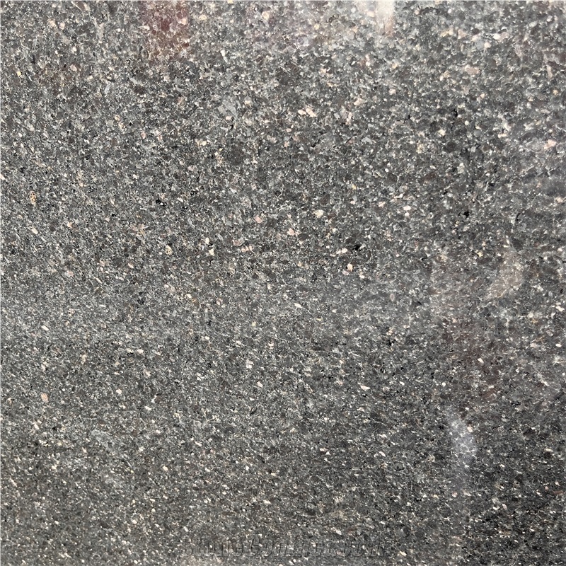 Polished Black Galaxy Granite Slab For Floor Wall Tile Decor