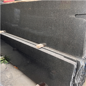 Polished Black Galaxy Granite Slab For Floor Wall Tile Decor