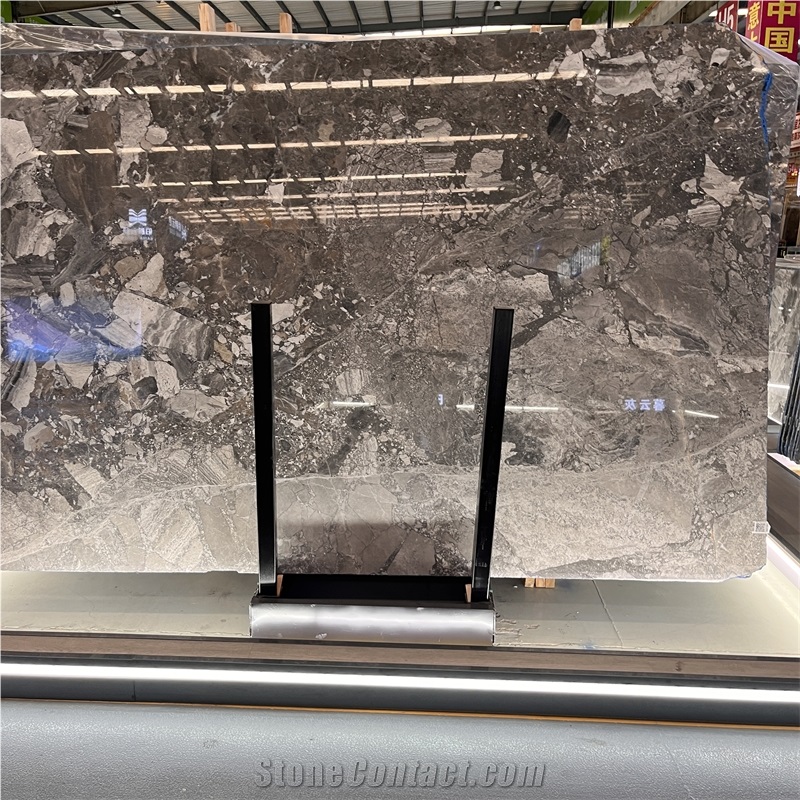 Polished Tacoma Grey Marble Tiles For Home Floor And Wall