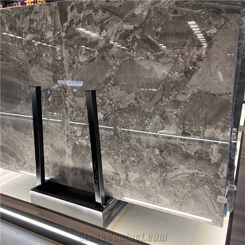 Polished Tacoma Grey Marble Tiles For Home Floor And Wall