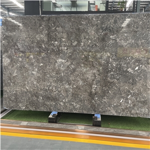 Starry Sky Grey Marble Slab For Home Hotel Floor Wall Design
