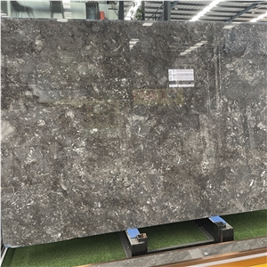 Starry Sky Grey Marble Slab For Home Hotel Floor Wall Design
