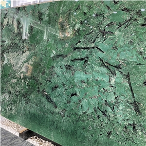 Top Design Dyed Green Mountain Granite Slab For Wall Decor