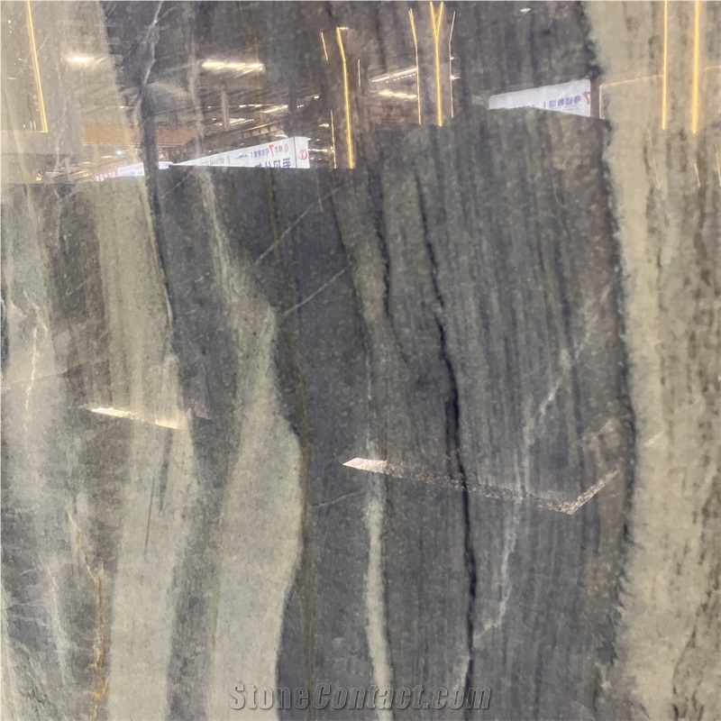 Top Quality Elegant Royal Blue Quartzite Slabs For Home Wall