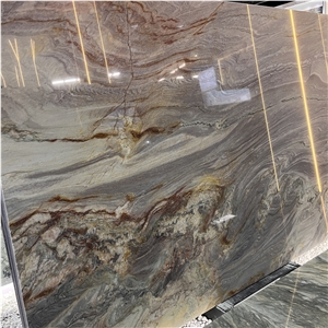 Top Quality Purple Quartzite Slab For Home Hotel Wall Decor