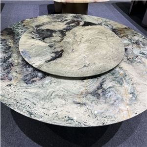 Valley Orchid Quartzite Round Dining Table Home Furniture
