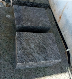 Cube Vizag Blue Granite Cobblestone, Pavers, Cubestone