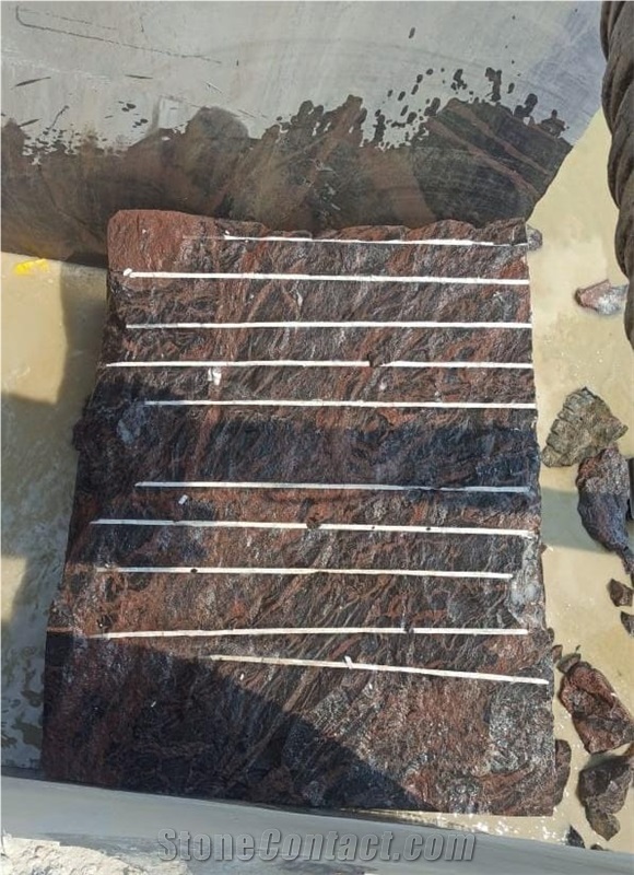 Indian Aurora Granite Raw Blocks