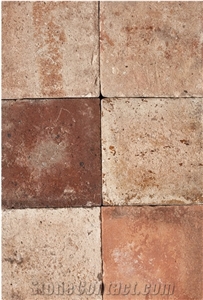 Antique Terracotta Patio Floors, Terracotta Brick Cobbles