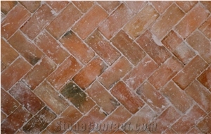 Antique Terracotta Patio Floors, Terracotta Brick Cobbles