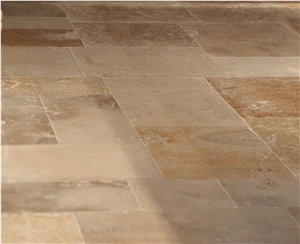 French Limestone Tiles, Antique Limestone Tiles, Antique Limestone French Pattern