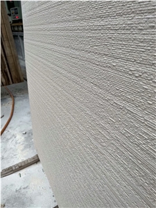 Bushhammered White Limestone Tile Limra Limestone Wall Tile