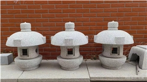 Carved Granite G614 Garden Lantern For Temple Stone Lanterns