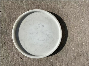 Carving Marble Trays Stone Carrara White Serving Plates
