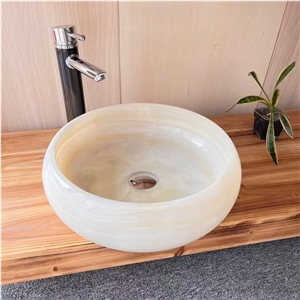 Circle Round Marble Bathroom Sink Milas Lilac Marble Round Wash Basin