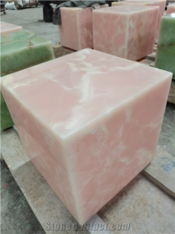 Marble Calacatta Viola Plinth Coffee Table Stone Furnitures