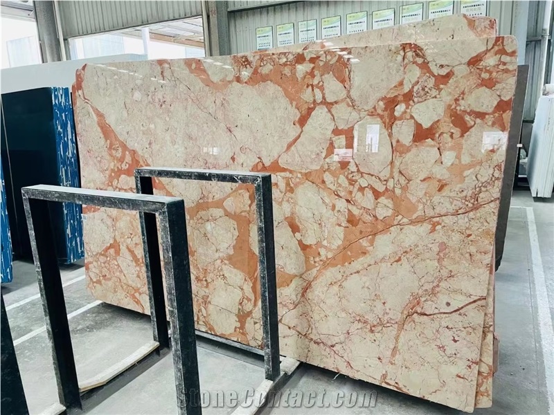 Rosa Pink Marble Slab Slabs For Wall&Floor