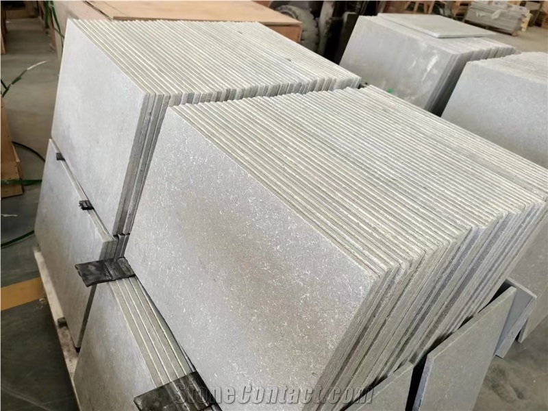 Tumbled Marble Shay Gray Floor Tile Stone Cinderella Gray