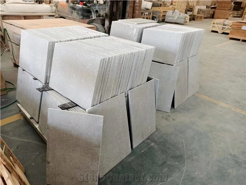 Tumbled Marble Shay Gray Floor Tile Stone Cinderella Gray