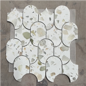 Terrazzo Mosaic Tile Interior Bathroom Wall And Floor Tile