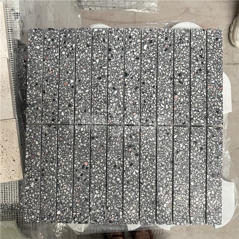 Terrazzo Mosaic Tile Interior Bathroom Wall And Floor Tile