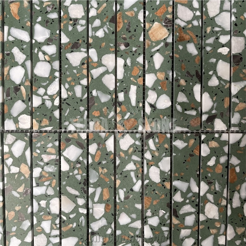 Terrazzo Mosaic Tile Interior Bathroom Wall And Floor Tile