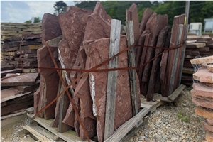 Chocolate Red Steppers Burgundy Sandstone Arizona Flagstone