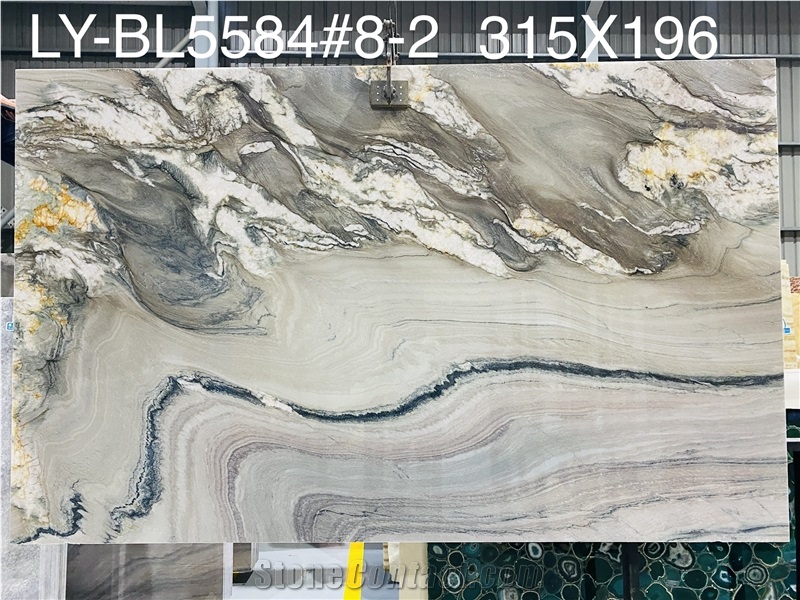 18Mm Polished Macaubas Fantasy Quartzite