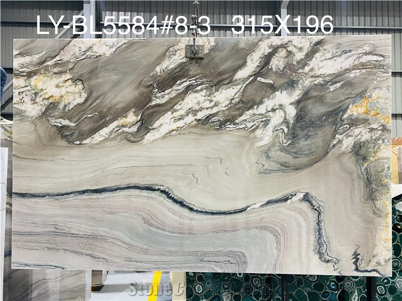 18Mm Polished Macaubas Fantasy Quartzite