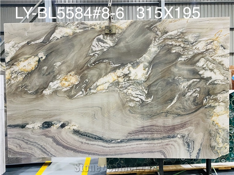 18Mm Polished Macaubas Fantasy Quartzite