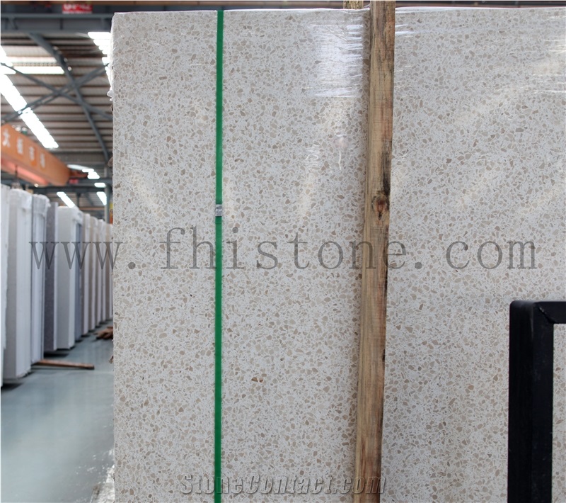 Botticino Terrazzo Crema Terrazzo Floor Marble Pattern