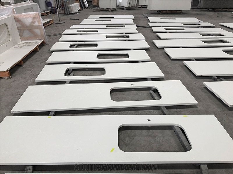 Artificial Calacatta Engineered Stone Quartz Countertops