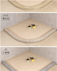Artificial Marble Bathroom Water Retaining Strip