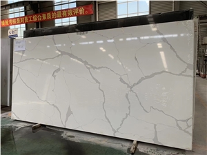 Calacatta White Quartz Stone Slabs