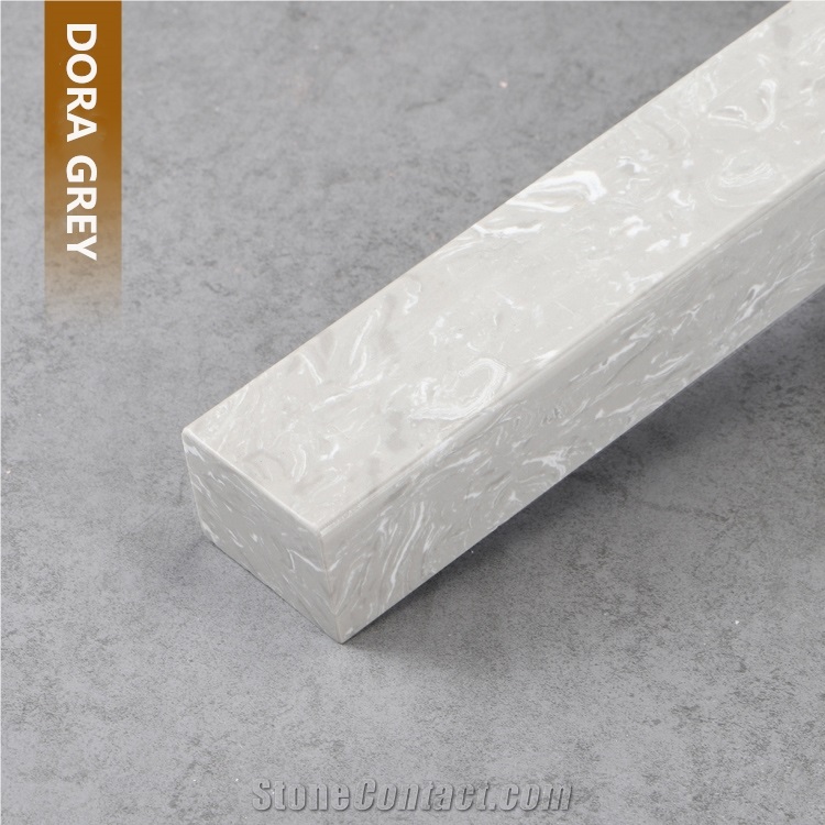High Quality Man Made Stone Artificial Marble Skirting