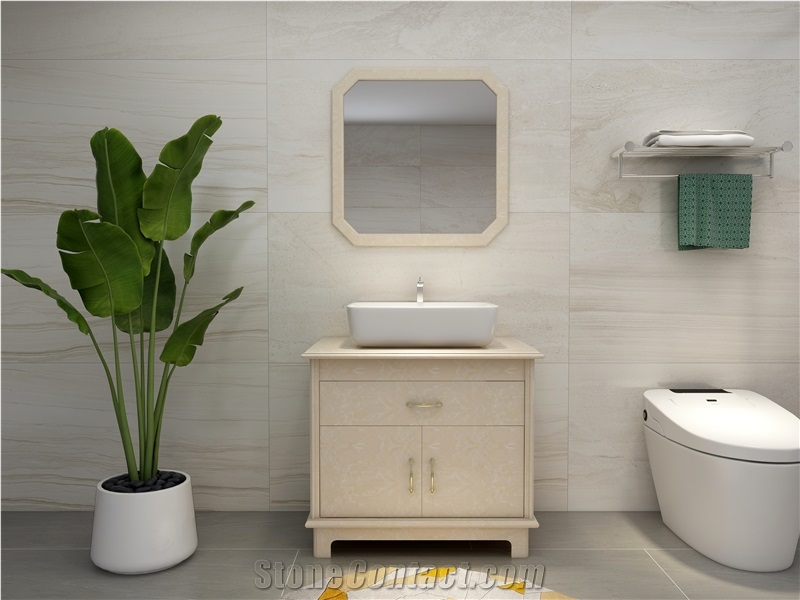Honed Polished Artificial Marble Bathroom Vanity Top