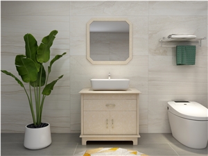 Honed Polished Artificial Marble Bathroom Vanity Top