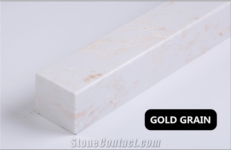 Interior Renovation Artificial Marble Skirting Boards