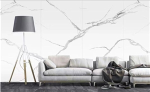 12Mm Calacatta White Sintered Stone Slabs