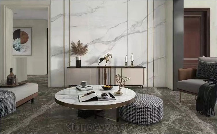 12Mm Polished Marble Look Artificial Sintered Stone