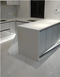 Pure Beige Honed Sintered Stone Slabs For Wall
